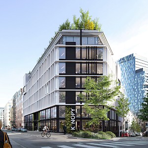 Eaglestone Belgium cède la partie résidentielle du projet « K-NOPY » à un investisseur privé.